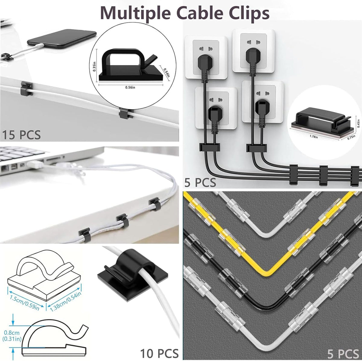 Cable Management Kit 4 Cable Cable Sleeves