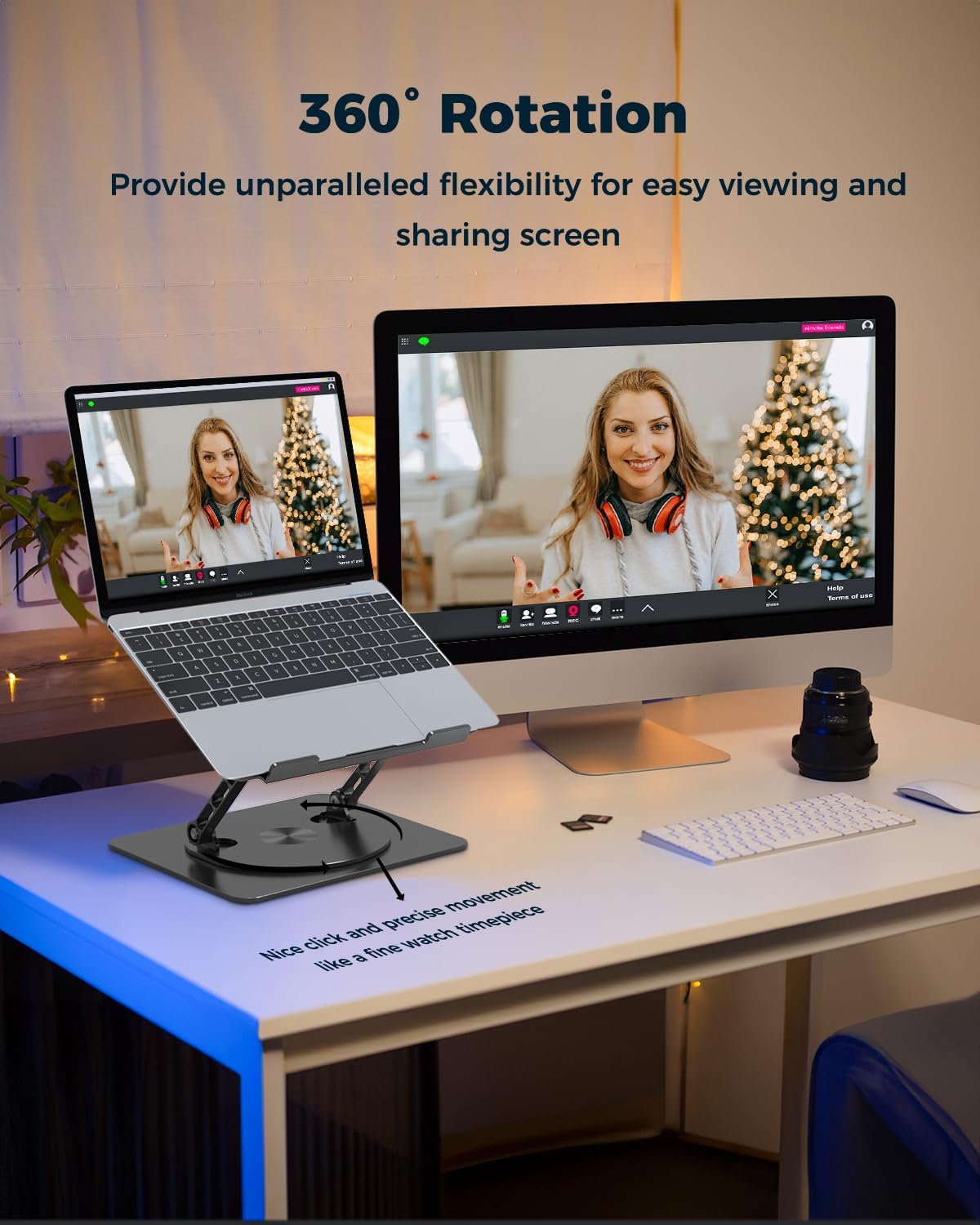 360° Rotating Laptop Stand