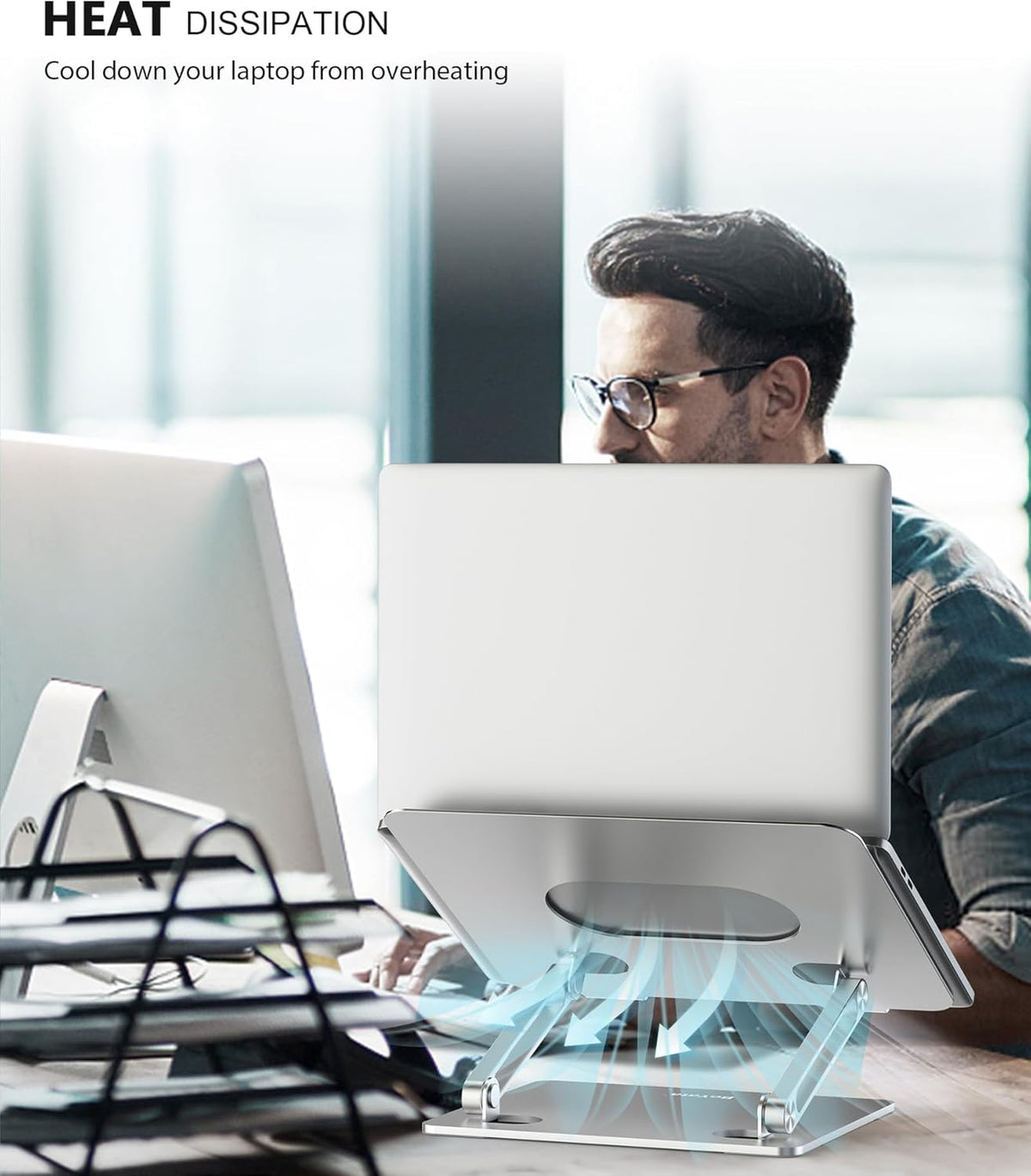 Laptop Stand, Adjustable Multi-Angle Laptop Holder