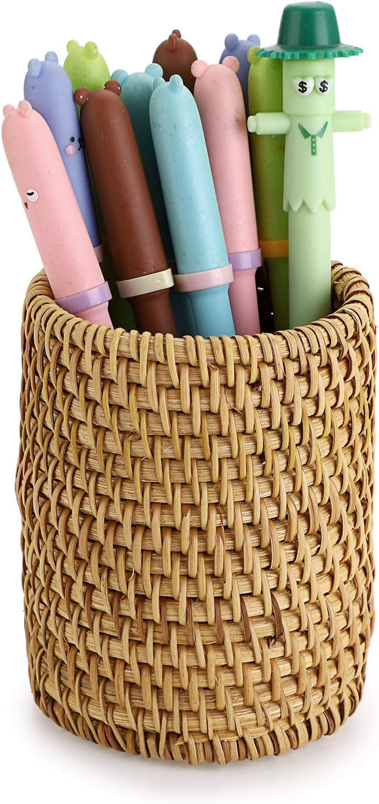 Rattan Pen Cup
