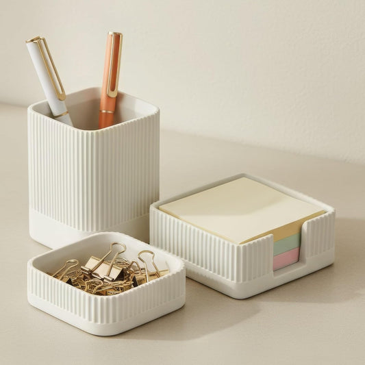 Aesthetic Desk Organizer Set of 3