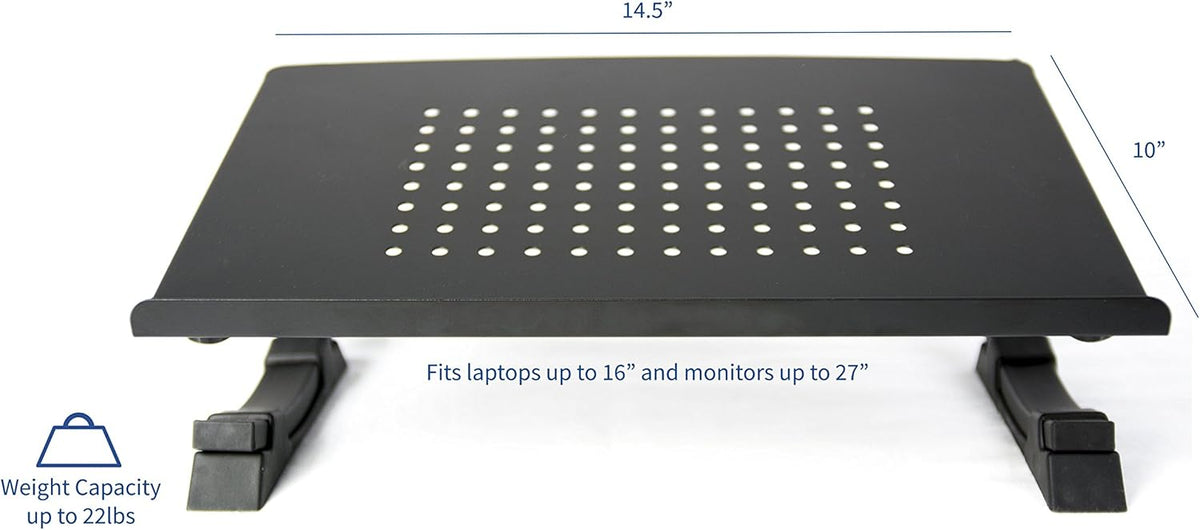 Black Fully Adjustable Curved Laptop