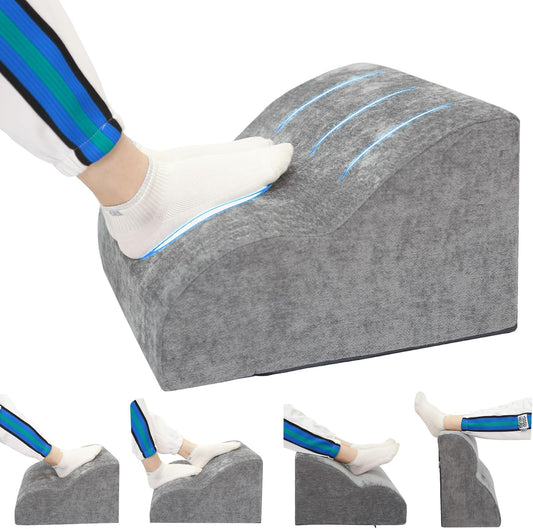 Foot Rest .Multifunctional 3-Tier Foot Stool, Grey