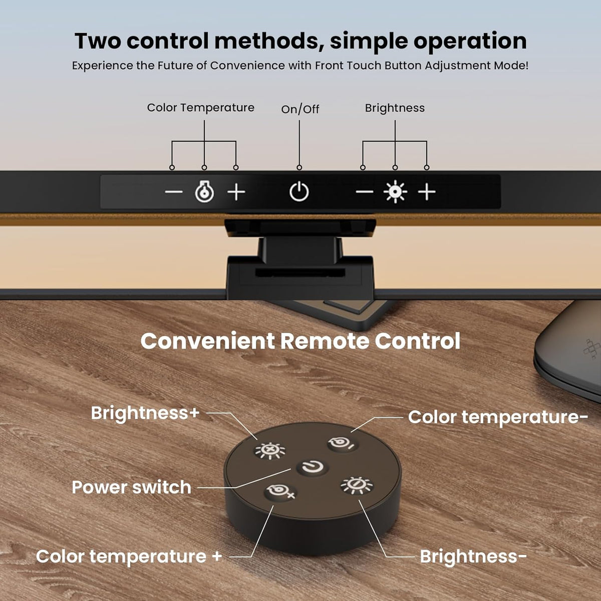 Monitor Light Bar with Remote Control