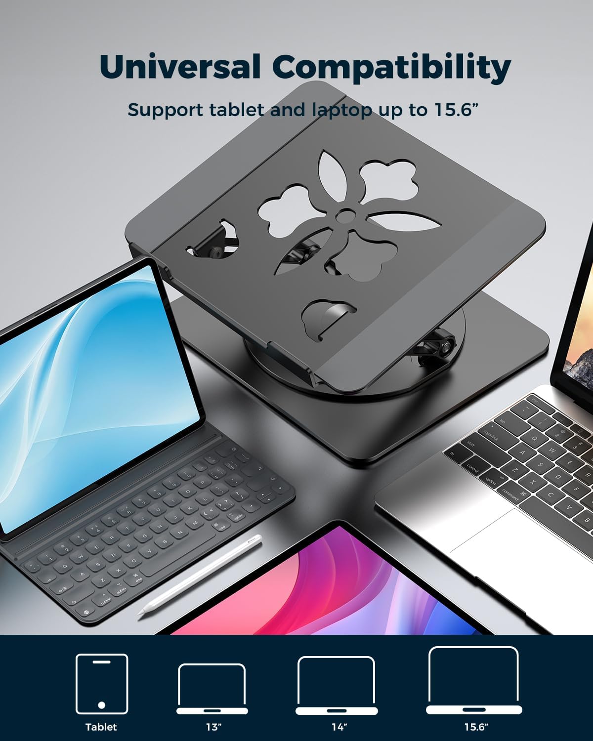360° Rotating Laptop Stand