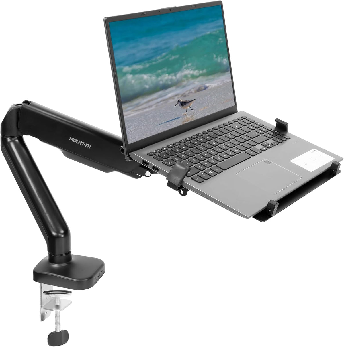 Laptop Desk Mount Arm with Gas Spring