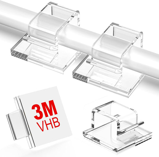 Cable Clips, Upgraded Adhesive Cord Clips