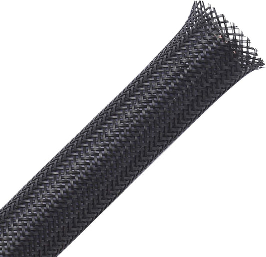 50ft, 1/4 inch & 1/2 inch PET Expandable Braided Sleeving