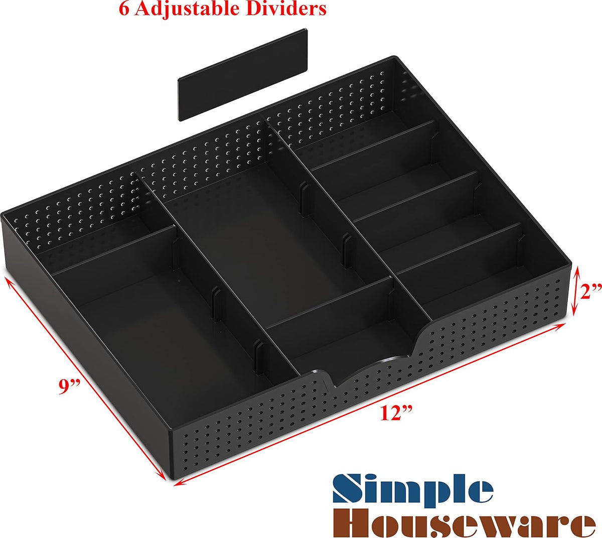 Desk Monitor Stand Riser with Adjustable Organizer tray, Espresso