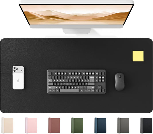 Large PU Leather Desk Mat, 35.4 x 17