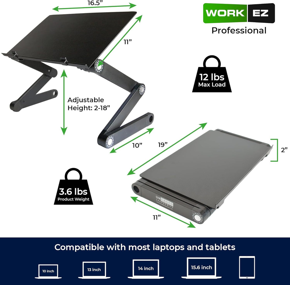 WorkEZ Adjustable Laptop Stand