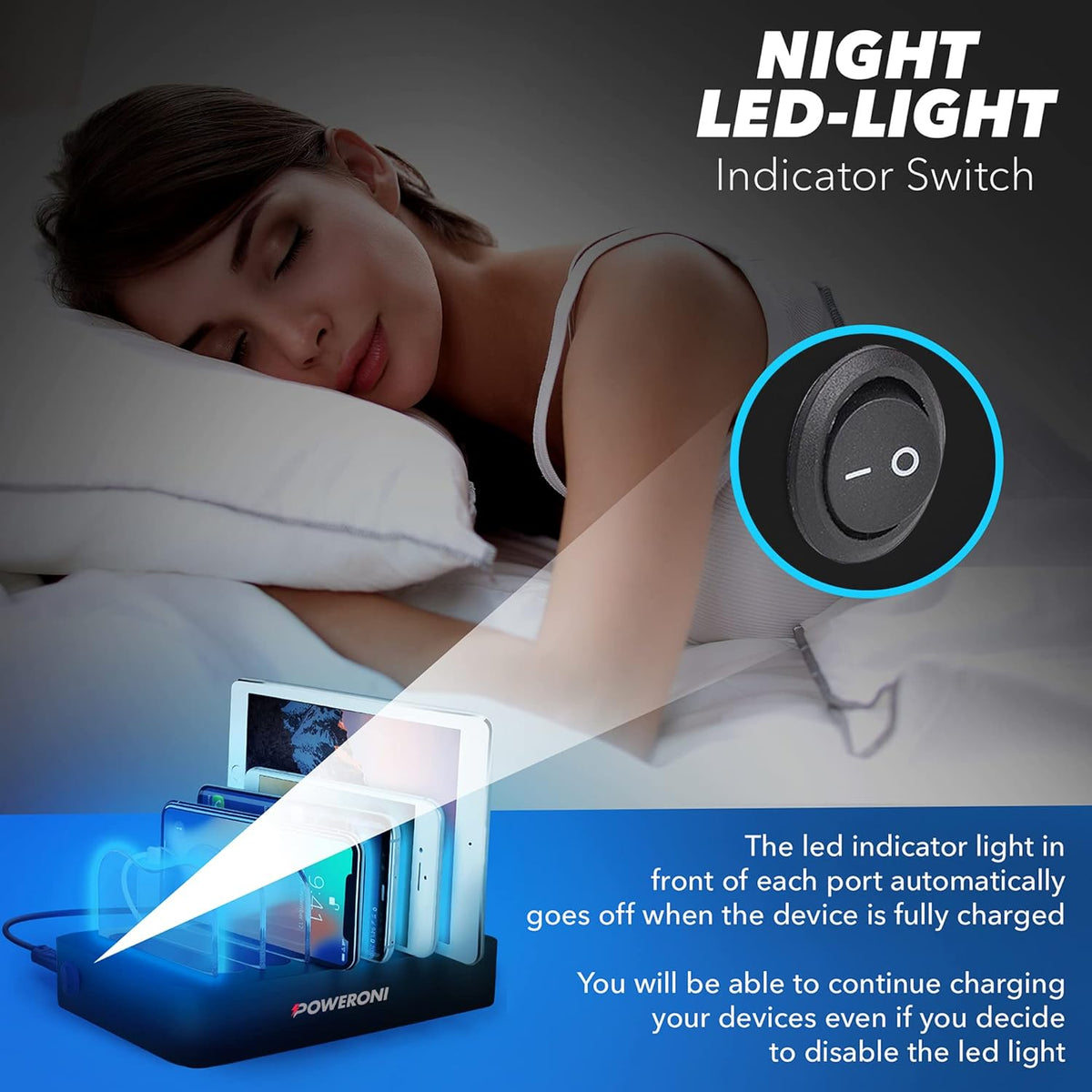 USB Charging Station, Black