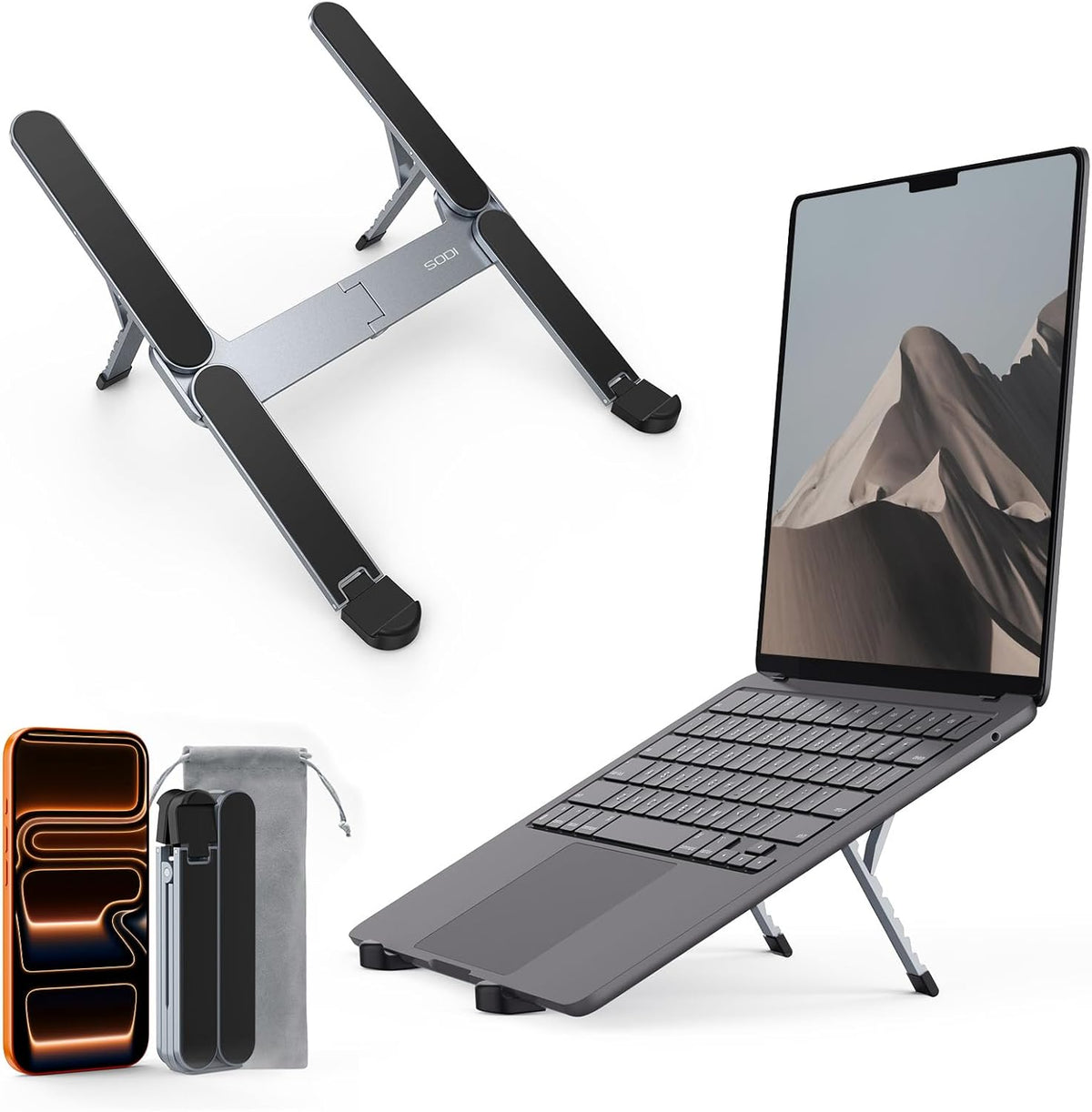 [Ultra Compact] Foldable & Portable Laptop Stand