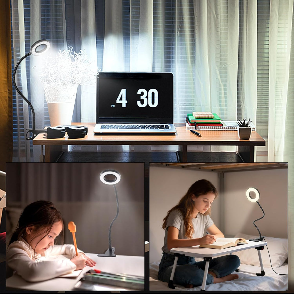 Desk Lamp Clip Light
