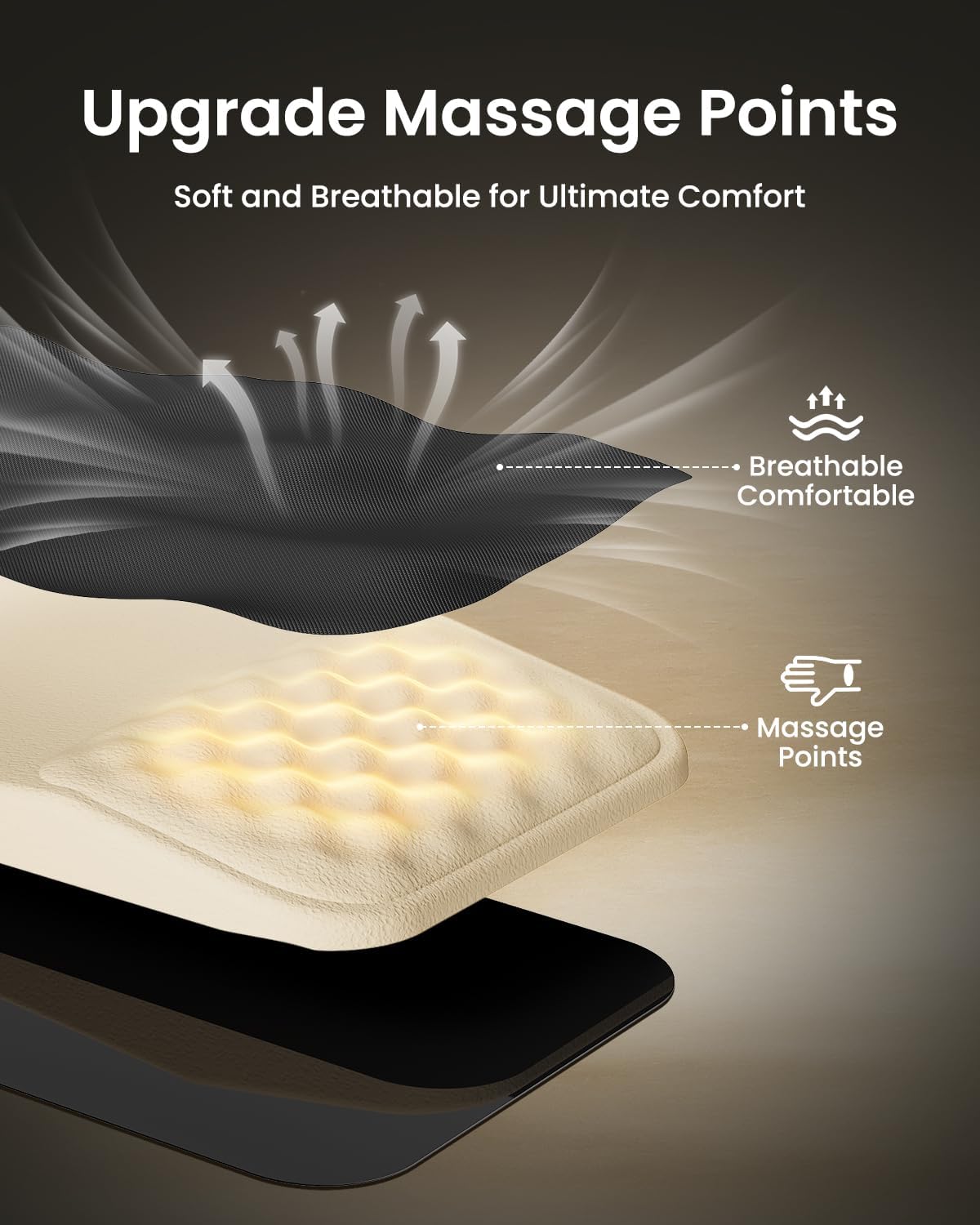 Ergonomic Mouse Pad with Wrist Rest, 12x8, Black