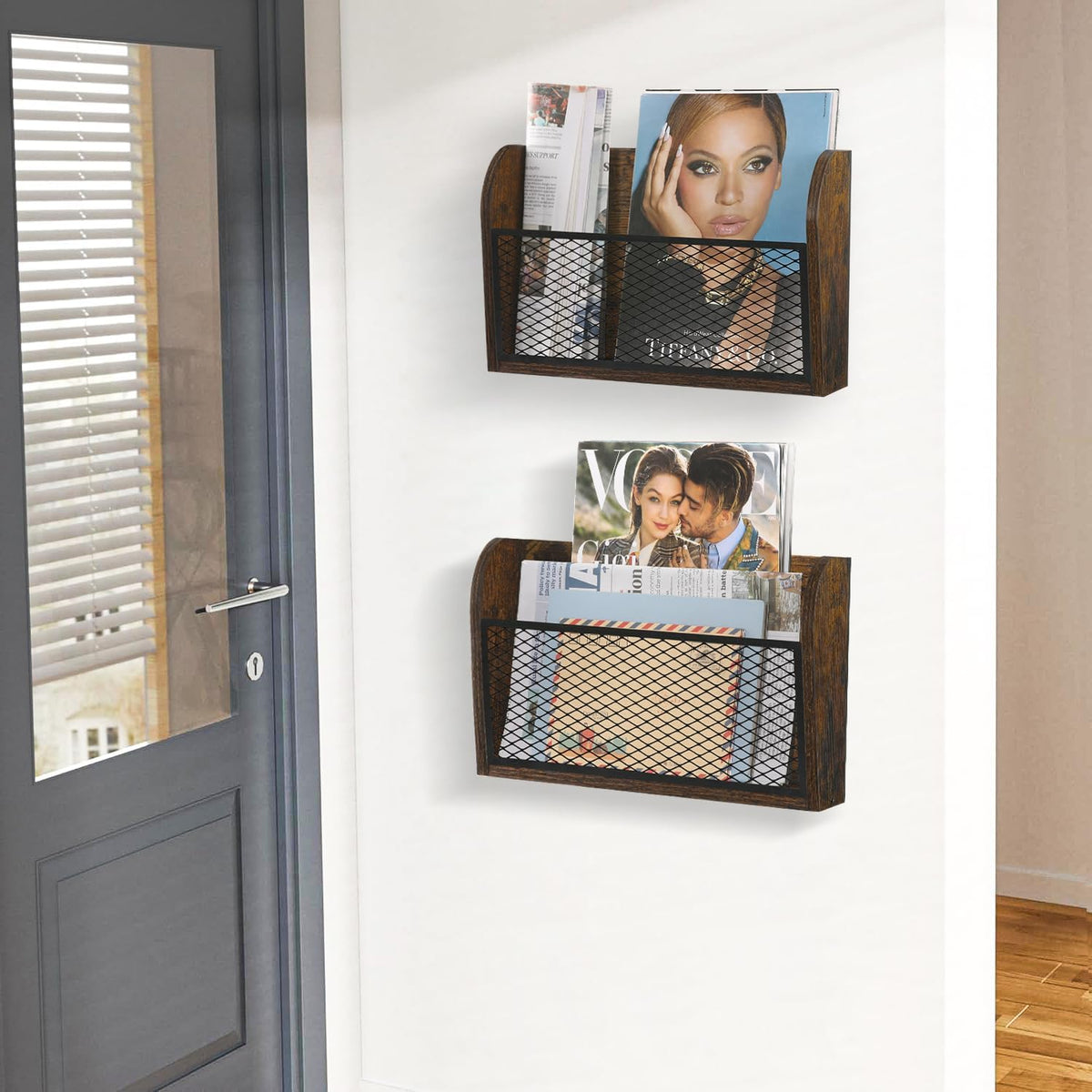 2 Packs Wall File Organizer-Holder