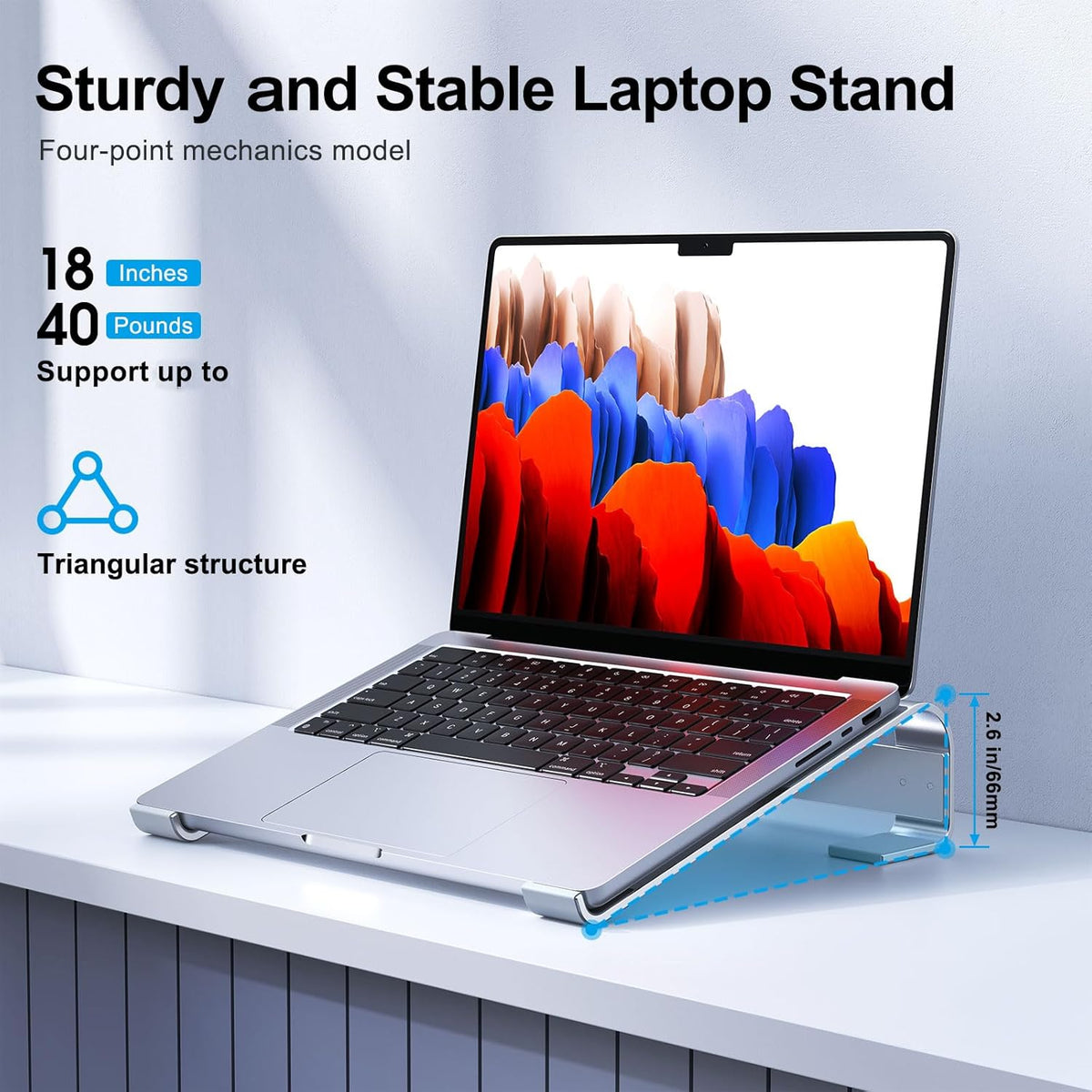 Laptop Stand , Aluminum Laptop Riser