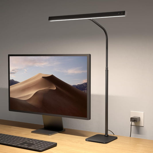 LED Desk Lamp, Black, 12W