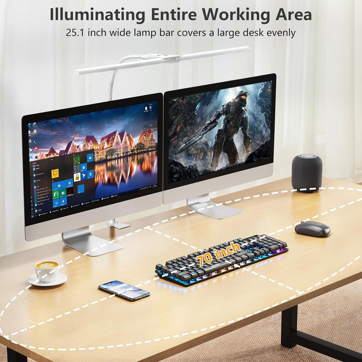 LED Double Head Architect Lamps
