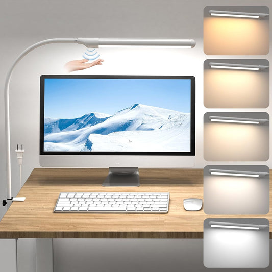 Smart LED Desk Lamp with Clamp