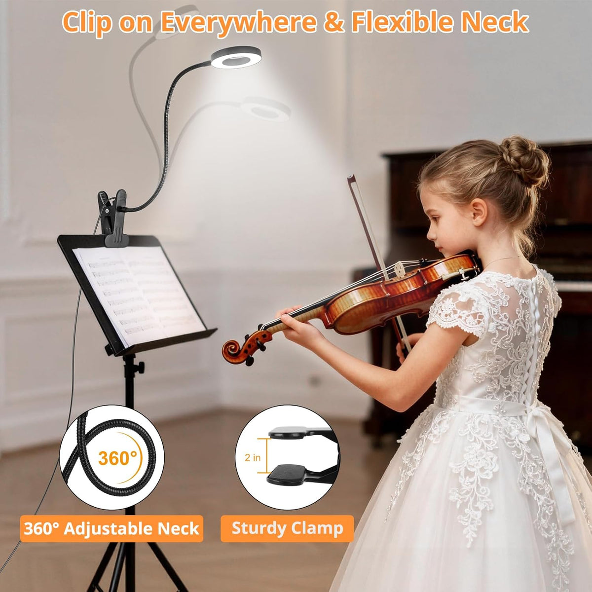 Desk Lamp Clip Light