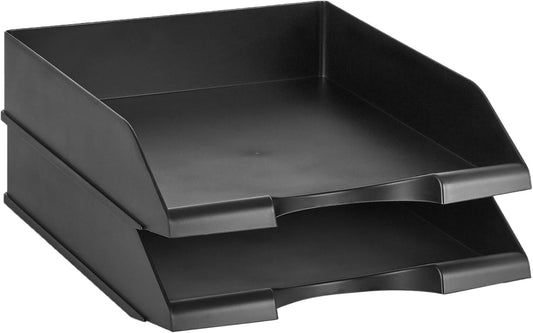 Rectangular Stackable Desk Organizer Office Letter Tray