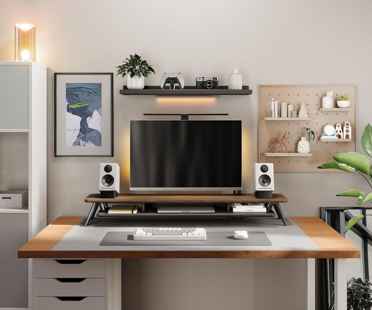 Dual Monitor Stand, Monitor Stands Riser for 2 monitors