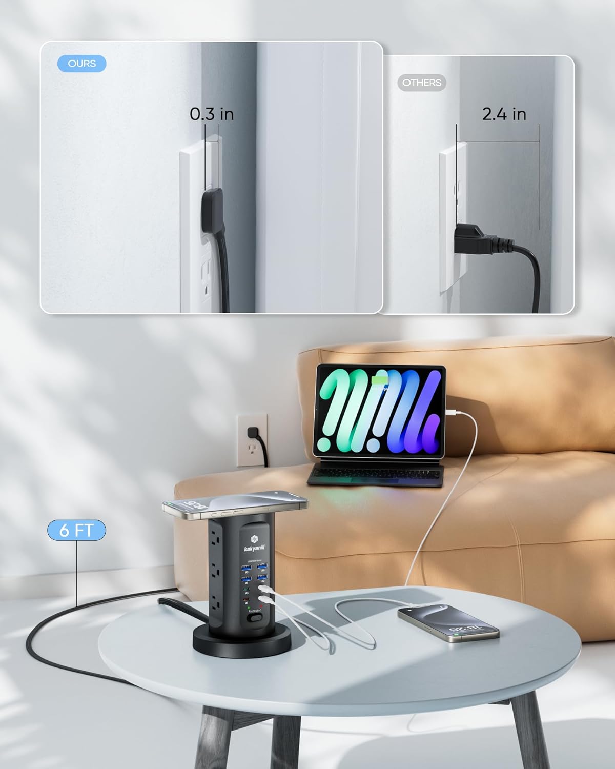 115W USB Charging Station