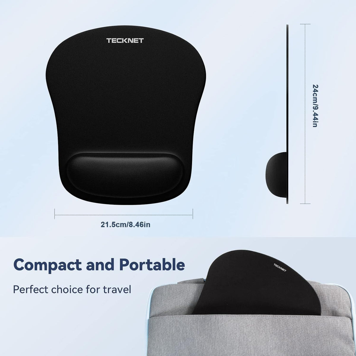Mouse Pad with Wrist Support, 2 Pack