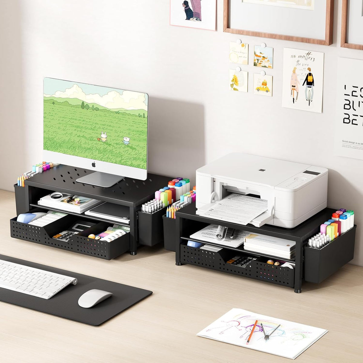 Laptop Stand Desk Organizer