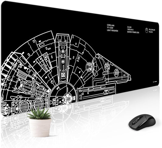 Mousepad Desk Mat Gaming Large Keyboard Cute Office Desktop Computer