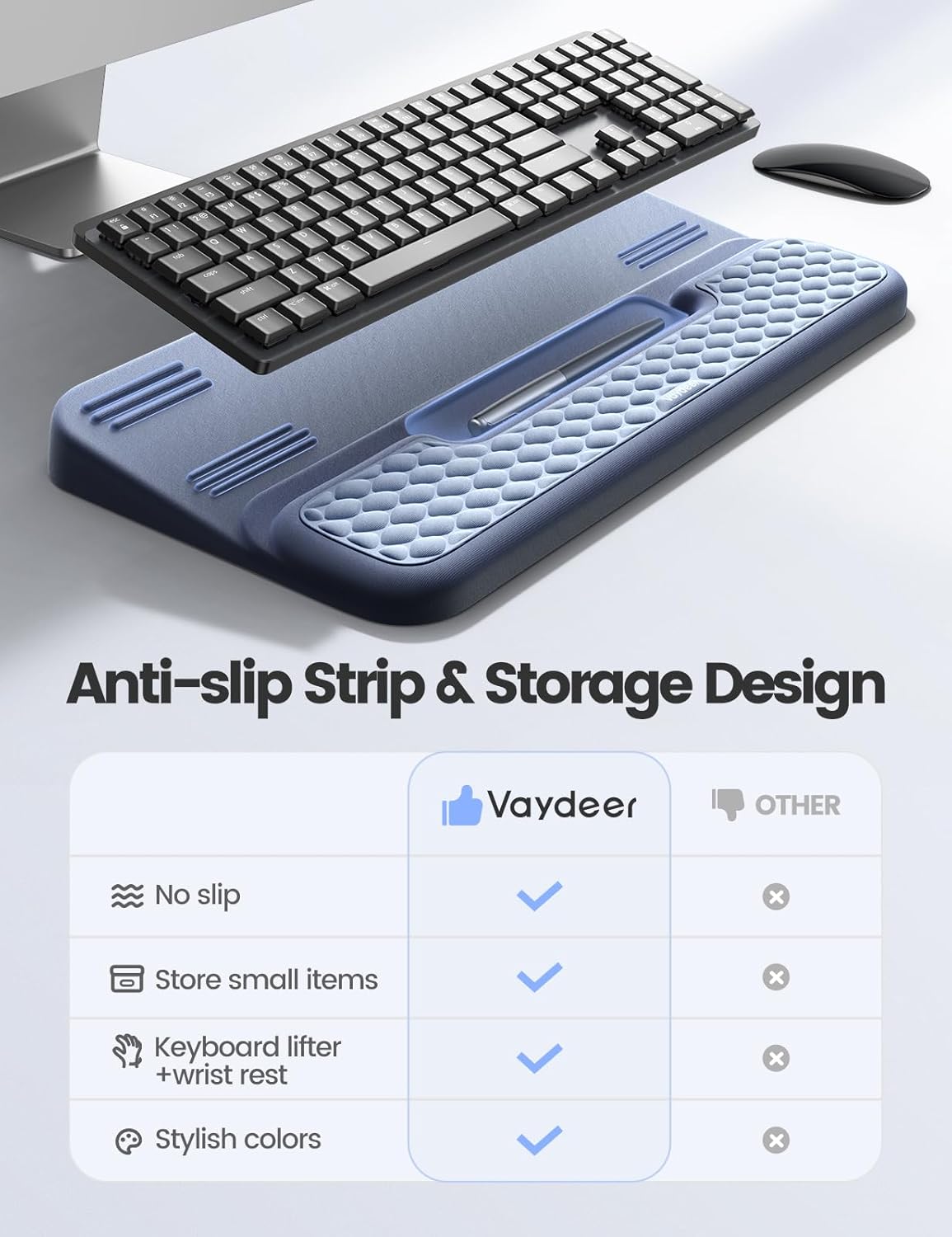 Wrist Rest with Keyboard Stand