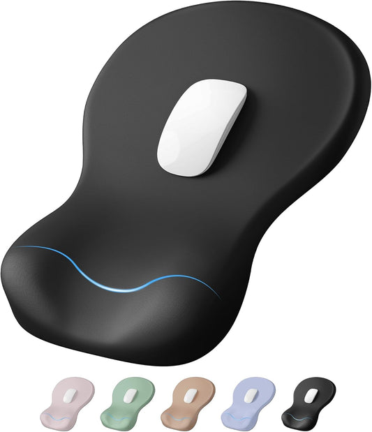 Ergonomic Mouse Pad with Wrist Rest, Black