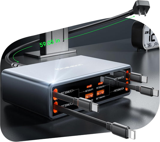 8-in-1 Retractable Charger
