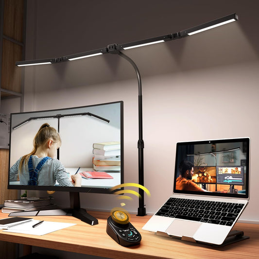 Adjustable LED Desk Lamp with Clamp