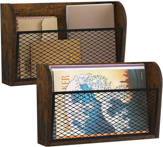 2 Packs Wall File Organizer-Holder