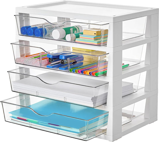 Clear Desk Organizer