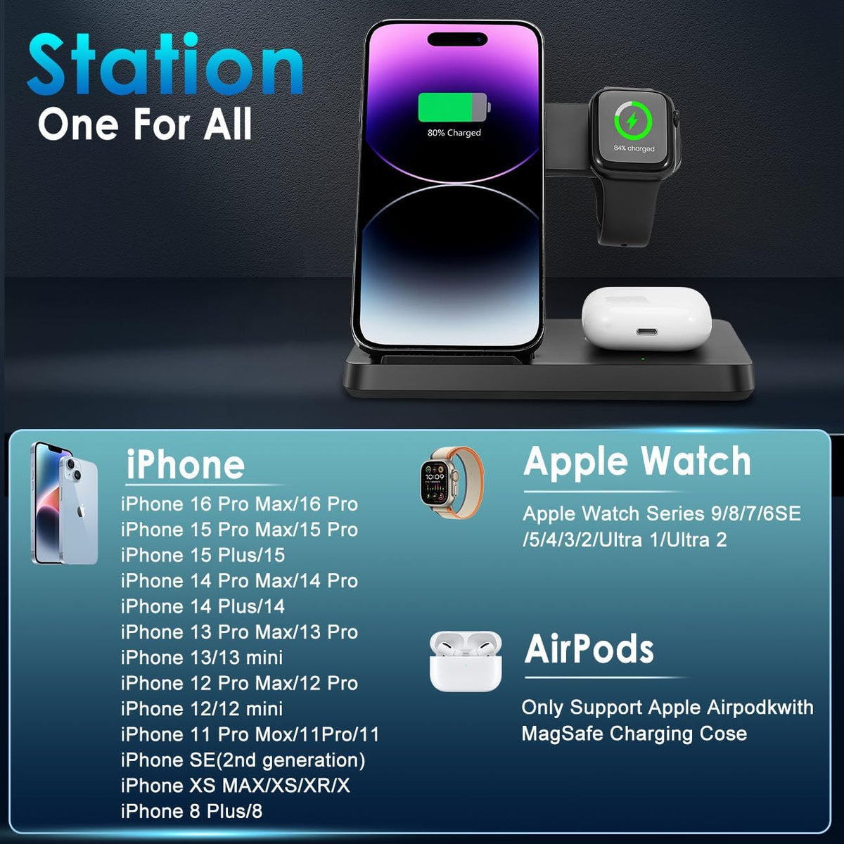 3 in 1 Charging Station