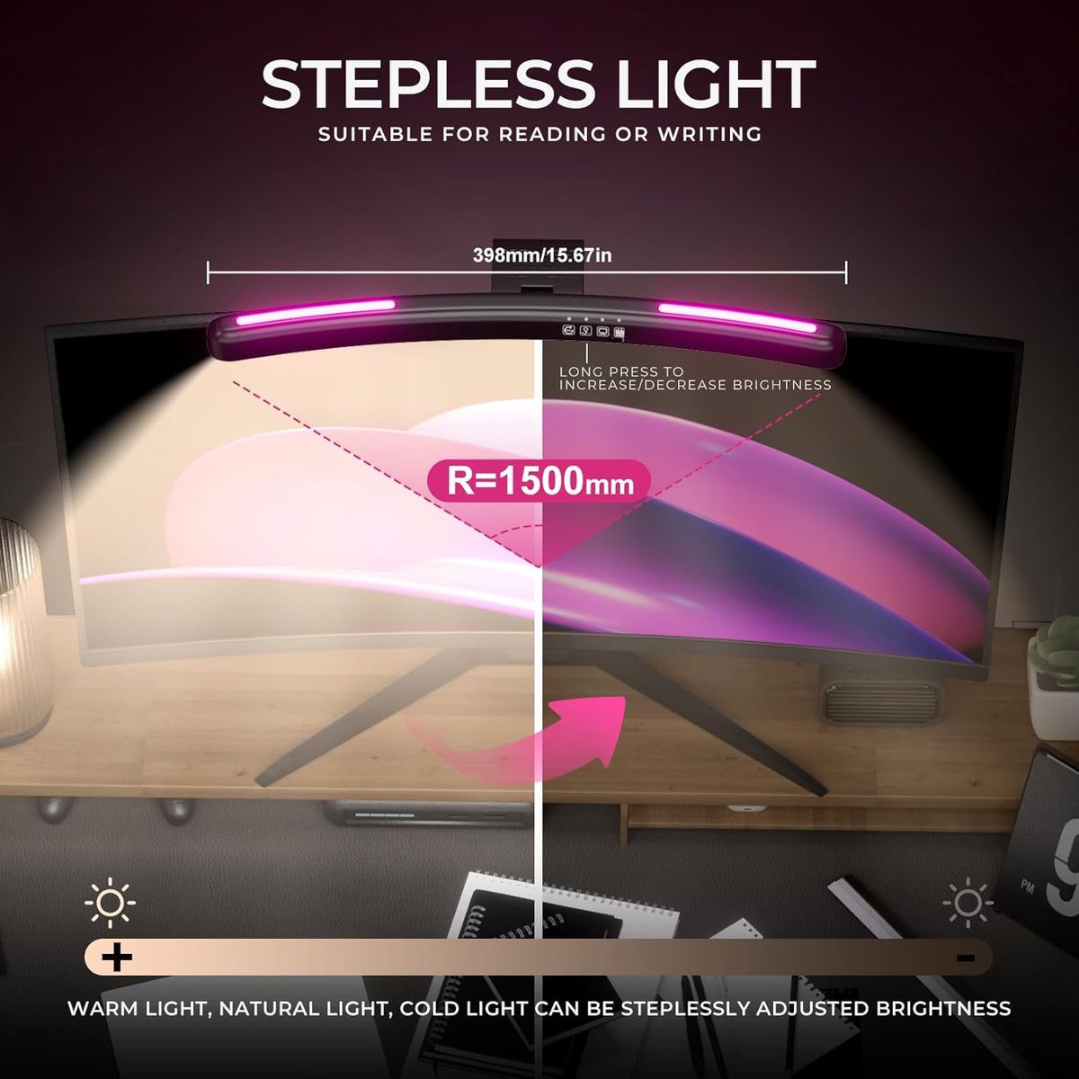 Monitor Light Bar Curved