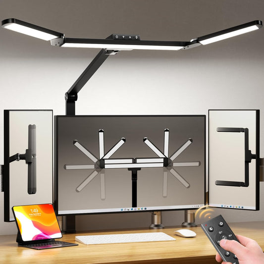 LED Desk Lamp with Clamp, 24W