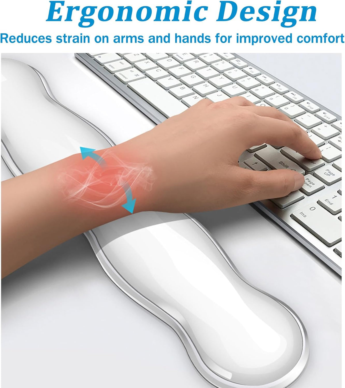Clear Gel Mouse Wrist Rest