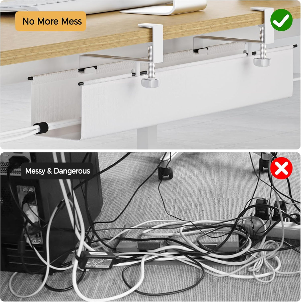 Under Desk Cable Management Tray 27.2"