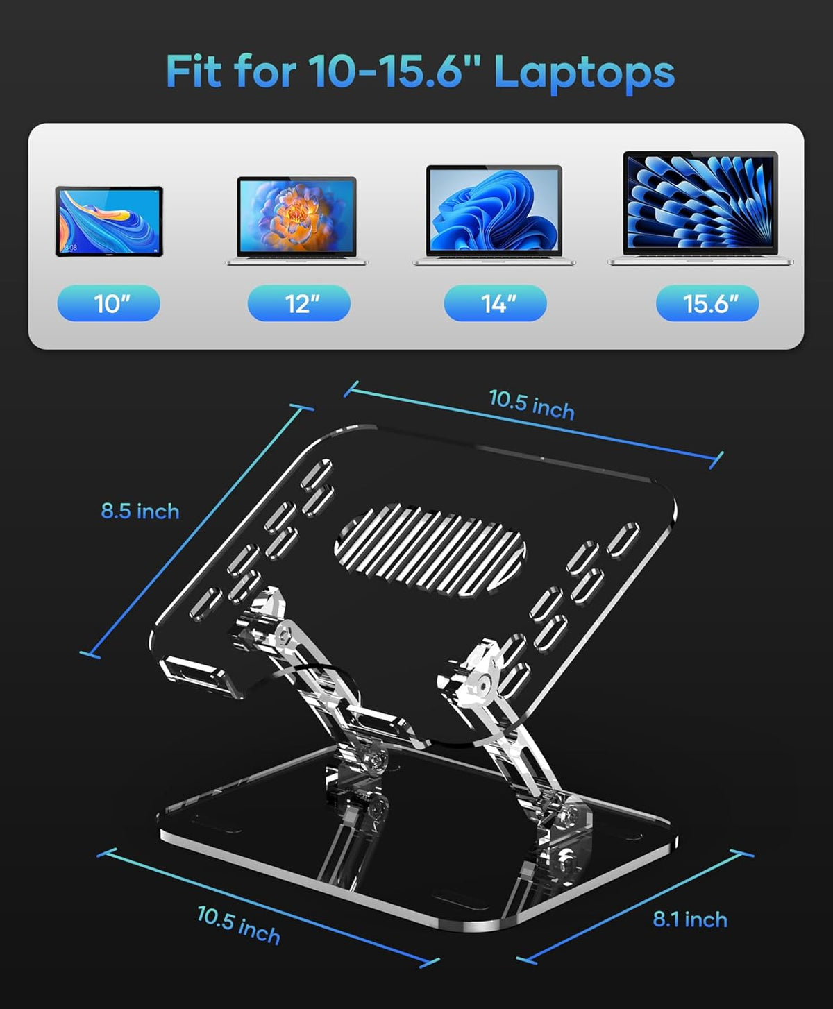 Adjustable Foldable Laptop Stand