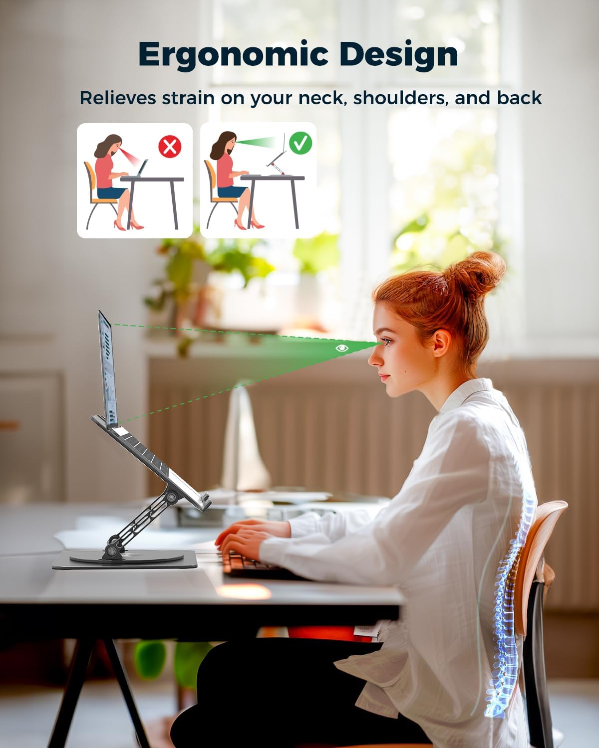 360° Rotating Laptop Stand