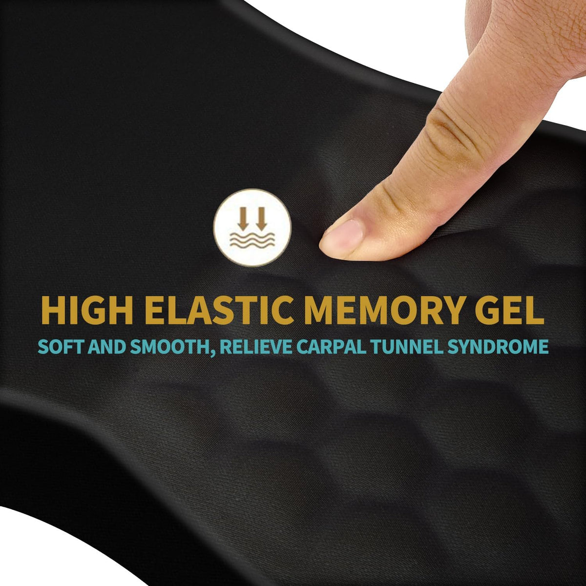 Ergonomic Mouse Pad Wrist Support with Massage Design