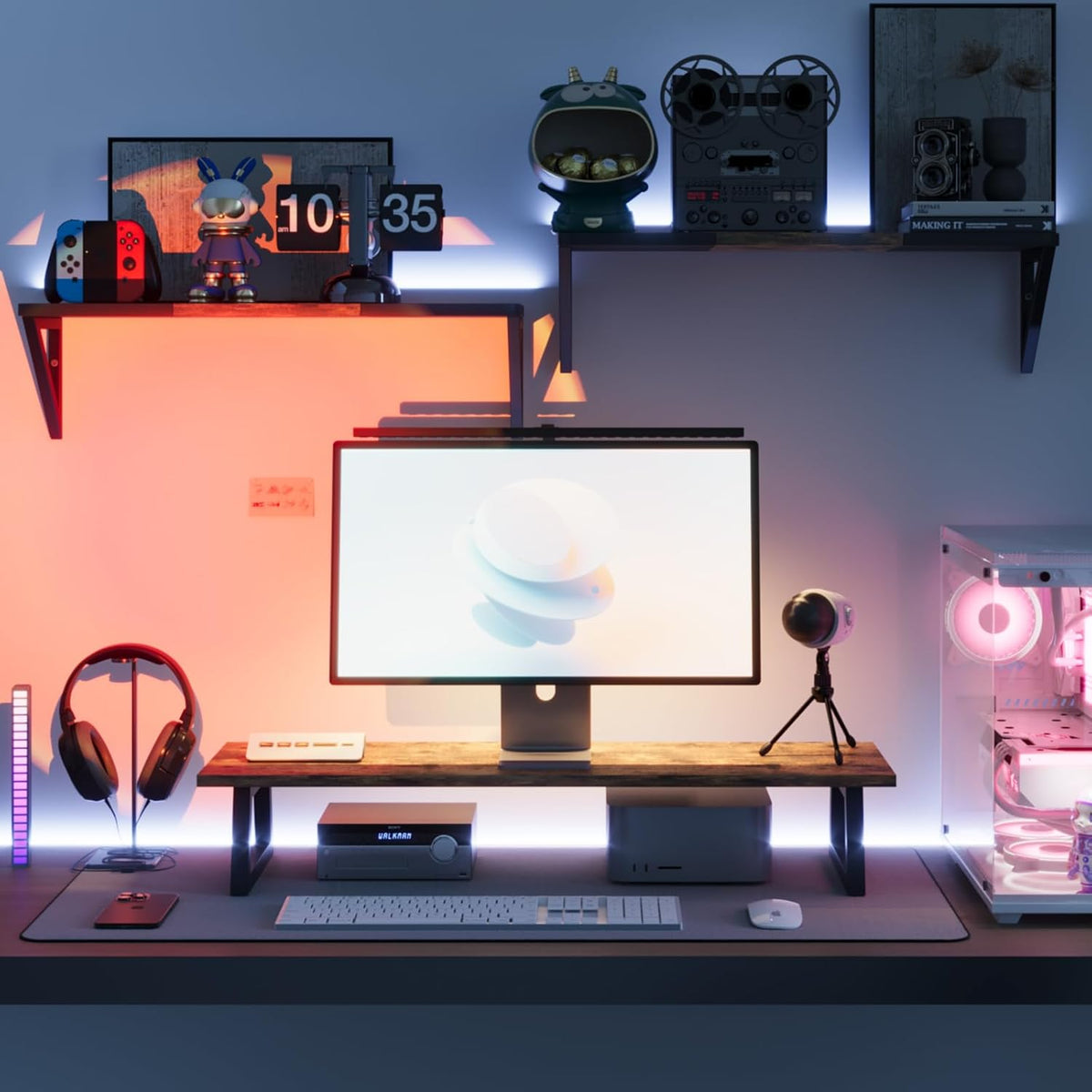 31.5 inch Dual Monitor Riser for 2 Monitors