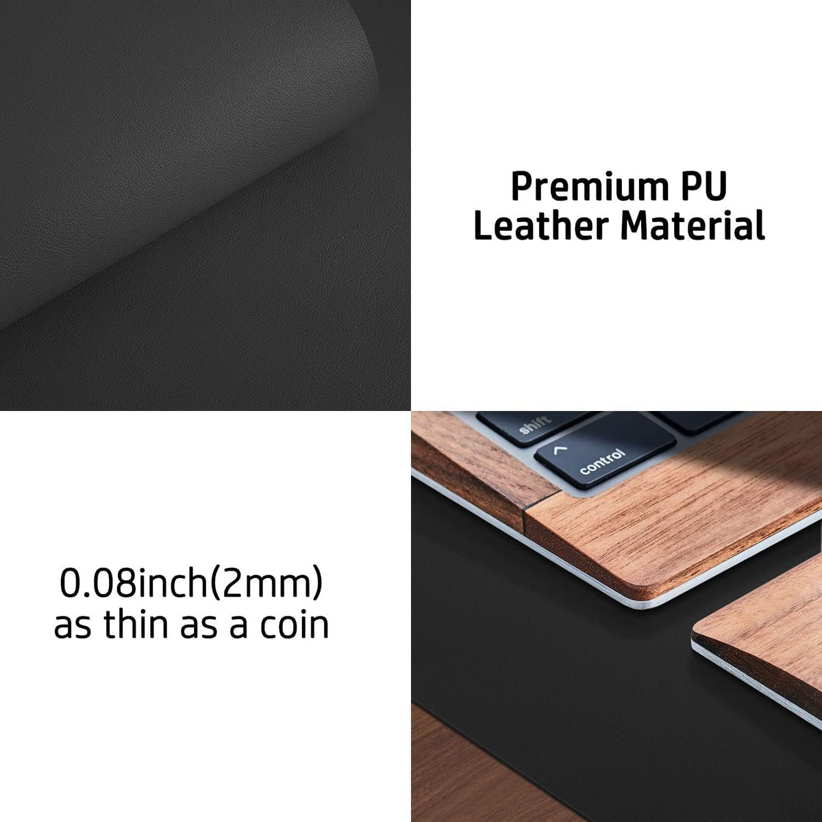 Waterproof PU Leather Desk Pad Protector