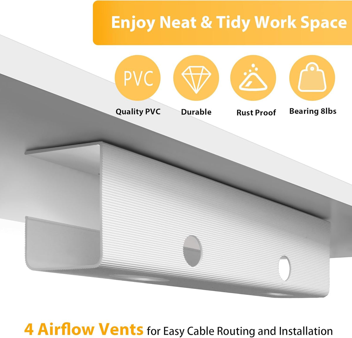 Large Capacity Cable Management Tray