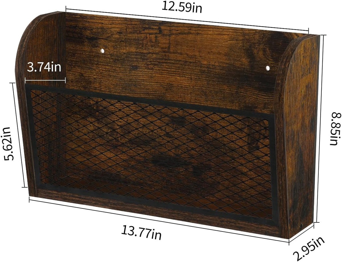 2 Packs Wall File Organizer-Holder