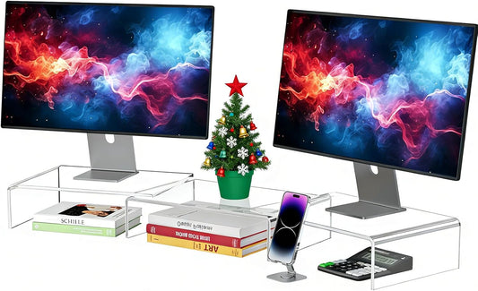 Clear Acrylic Monitor Stand Riser